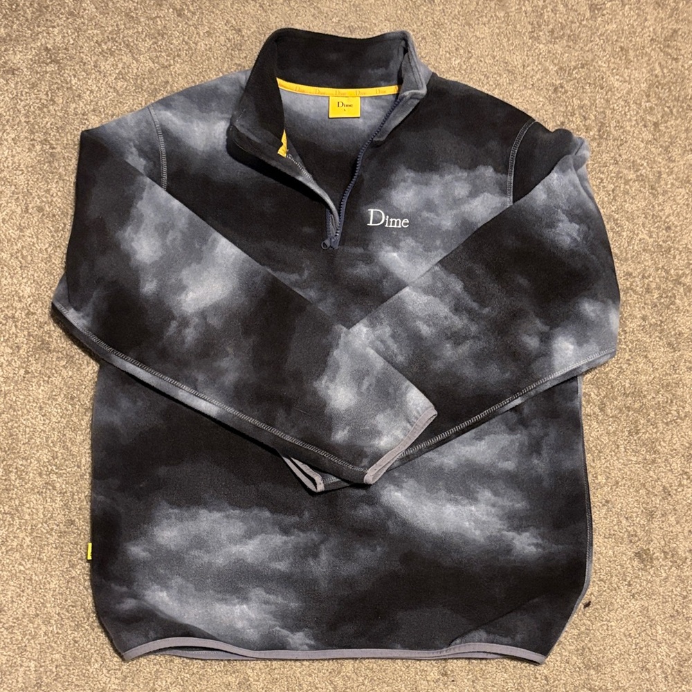 Dime Blue and Gray Pullover